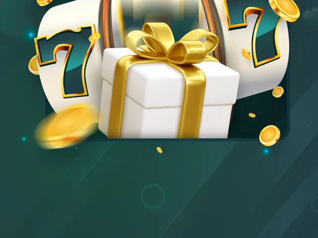 The Clubhouse Casino bonuses artwork with a gift box, gold coins and lucky sevens