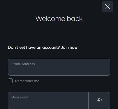 The Clubhouse Casino login form with email, password and Forgotten Password link